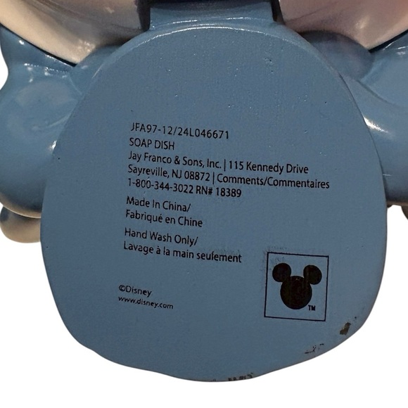 Disney Bundle  Stitch Soap Dish Lotion Dispenser Beauty Set & Figural Backpack - Picture 14 of 14